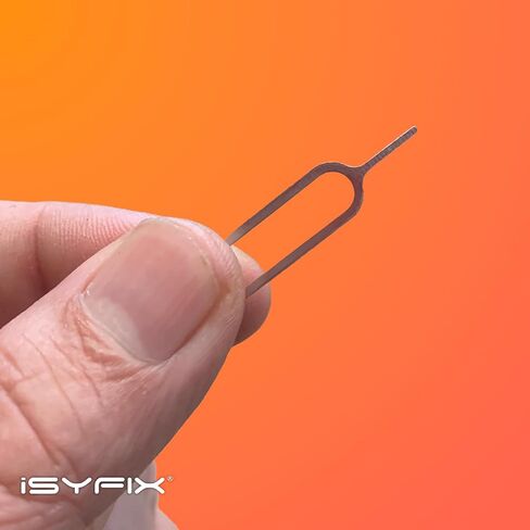 iSYFIX SIM Card Tray Eject Pin Removal Tool, 10 Pack | Steel Ejector Needles for Android, Samsung and Tablets, for Wallet, Keychain or Travel Kit in Saudi Arabia