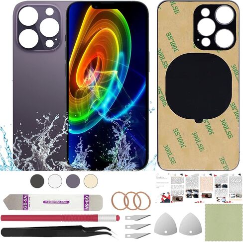 Back Glass Replacement Compatible with iPhone 15 All Carriers 6.1"(Black) in Saudi Arabia