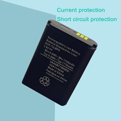 SCP-73LBPS For Kyocera DuraXV Extreme Battery: For Kyocera Flip Phone E4810 | For Kyocera E4810 Battery, Replacement E4810 DuraXE Epic E4830 Verizon Flip SCP73LBPS High Capacity 1720mAh in Saudi Arabia