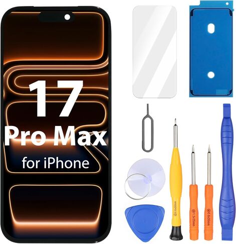 Ayake for iPhone 14 Pro Max Screen Replacement, 6.7 inch FHD LCD Display and Touch Digitizer Screen, True Tone Programmable, Face ID Remains (for A2894, A2895, A2896, A2893, A2651) in Saudi Arabia