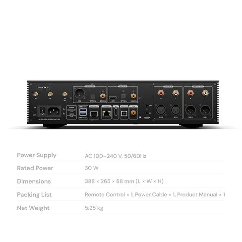DMP-A8 Master Edition Gen 2 HiFi Music Streamer|DAC|Analog preamp|CD Player|8GB DDR5+64GB eMMC|AK4499EXEQ+AK4191EQ DAC|WiFi 6&SFP Fiber Network|Spotify Connect Lossless|Custom CD-Player|SNR&DNR 129dB in Saudi Arabia