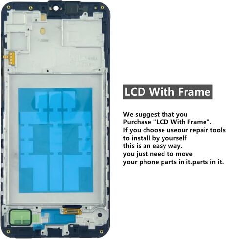 for Samsung Galaxy A16 5G A166u Screen Replacement with Frame | ZTOOYO For Samsung A16 5G Screen Replacement kit A166u1 A166e A166p A166w S166vl LCD Display Digitizer Touch Screen Assembly in Saudi Arabia