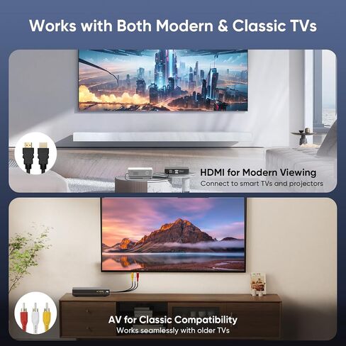 DVD Players for TV with HDMI 1080P Upscaling | Plays All Regions & Multi Formats, HDMI & RCA Cables Included, Breakpoint Memory, USB Port, CD Player for Home in Saudi Arabia
