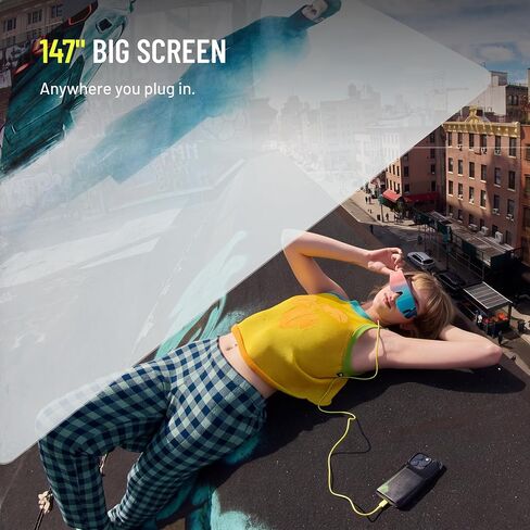 XREAL xbx a01+ AR Glasses, 147'' Big-Screen Display for Movies & Gaming | 62g Ultralight, Bright 1600-nit HDR10, USB-C DP for iPhone, iPad, Android, Steam Deck, ROG & PC in Saudi Arabia