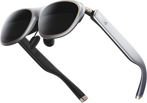 Rokid Max2 black AR Glasses, 215" Micro-OLED Display, 50° FOV, 600 Nits Brightness, compatible with smart phones, Windows laptops, Ipad since 2020 in Saudi Arabia