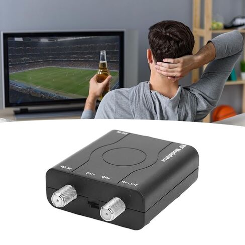 HDM61 HDMI to Coax Adapter, HDMI to RF Modulator NTSC Format | 1080P PPL Control, Plug & Play, Covert HD Multimedia to Radio Frequency Analog Signal, VHF CH3/ CH4, for TV Game Console in Saudi Arabia