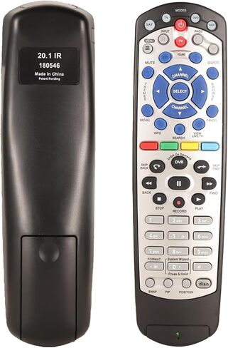 2 Pack New Dish Remote for Dish Network 20.1 IR Satellite Receiver TV DVD VCR Remote Control (Black) in Saudi Arabia
