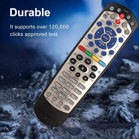 2 Pack New Dish Remote for Dish Network 20.1 IR Satellite Receiver TV DVD VCR Remote Control (Black) in Saudi Arabia