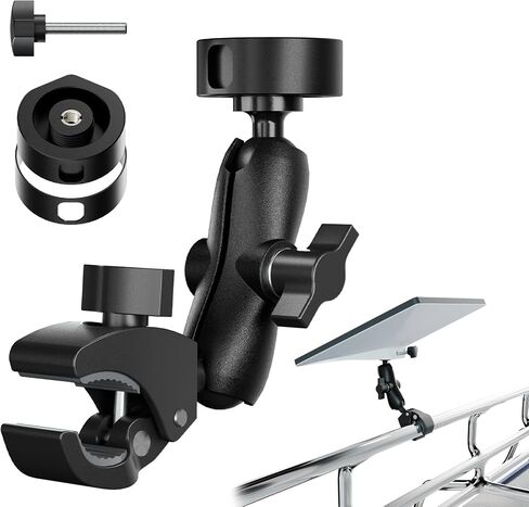 for 2026/2025 Starlink Mini Clamp Mount and 2024 Pipe Adapters, Born for Starlink Mini Pipe Adapter and Flat Mount for RV/Pole/Yacht/Camper/Guardrails, 2 in 1 Design in Saudi Arabia