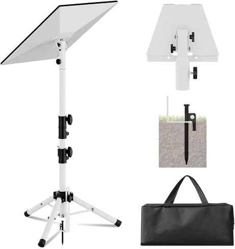 Starlink Mount Gen 3, Starlink Tripod Stand with Mount Adapter, Adjustable Height for Starlink Standard 4/4X/V3, 90° Tilt Angle Adjustment Starlink Antenna Pipe Adapter (Black) in Saudi Arabia