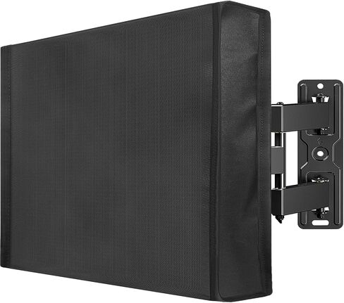 Mounting Dream Outdoor TV Cover Weatherproof with Bottom Cover for 30-32 inch TV, Waterproof and Dustproof TV Screen Protectors with Remote Control Pocket for Outside LED, LCD, OLED Flat Screen TVs in Kuwait