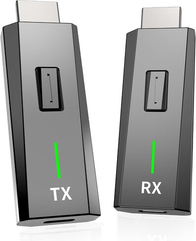 Wireless HDMI Transmitter and Receiver 328FT/100M, 4k Decode 1080P Output, Plug & Play Portable 2.4g/5g, Wireless Hdmi Extender Kit to Monitor from Laptop/PC/Projector/TV Box in Saudi Arabia