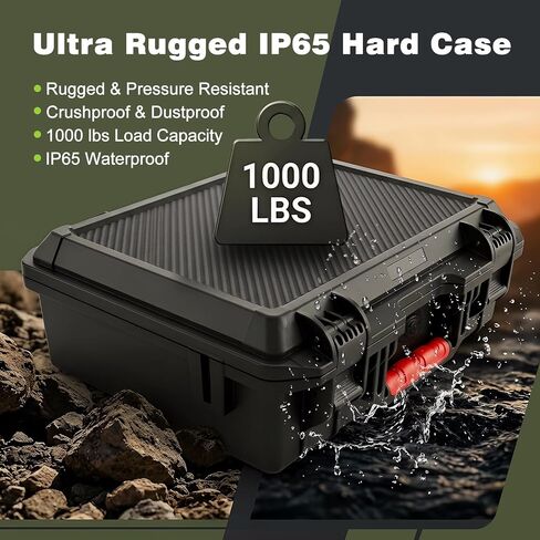 Starlink Mini Case, Waterproof Hard Case Fits Starlink Mini Accessories | Crushproof with Precision Cut Foam, Starlink Mini Storage Case with Shoulder Strap for Outdoor Travel Camping, RV Accessories in Saudi Arabia