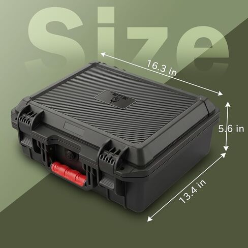 Starlink Mini Case, Waterproof Hard Case Fits Starlink Mini Accessories | Crushproof with Precision Cut Foam, Starlink Mini Storage Case with Shoulder Strap for Outdoor Travel Camping, RV Accessories in Saudi Arabia