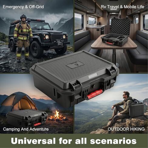 Starlink Mini Case, Waterproof Hard Case Fits Starlink Mini Accessories | Crushproof with Precision Cut Foam, Starlink Mini Storage Case with Shoulder Strap for Outdoor Travel Camping, RV Accessories in Saudi Arabia