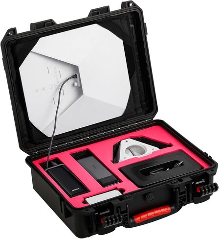 Starlink Mini Case, IP67 Waterproof Hard Travel Carrying Case for Starlink Mini with In-Case Operation for Outdoor Travel and Camping in Saudi Arabia