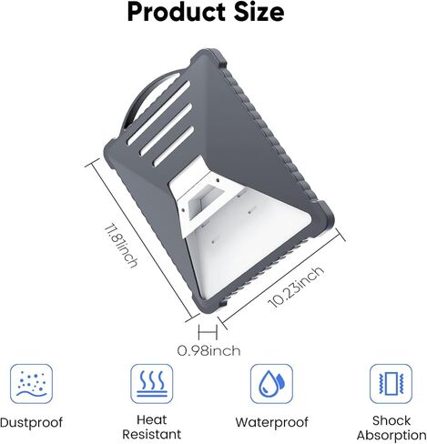 Starlink Mini Case Cover, Protective Cover for Starlink Mini | Waterproof,Liquid Silicone,Scratch-Resistant, Full Cover, Hailproof Starlink Mini Protective Case for Outdoor, Travel,Camping in Saudi Arabia