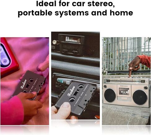 Cassette Tape Cleaner Kit - Reusable Tape Head Cleaner with 2 Cleaning Fluid for Audio Cassette Players, Boombox, Deck, Recorder & Car Tape Players - Cassette Cleaning Maintenance Kit in Saudi Arabia