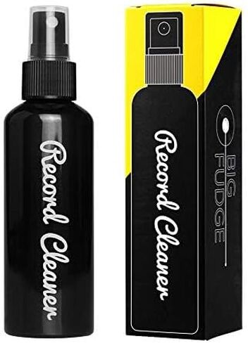 Big Fudge Vinyl Record Cleaning Kit - 4-in-1 Vinyl Record Cleaner Kit for Records Includes Ultra-Soft Velvet Brush Cleaning Liquid Stylus Brush and Storage Pouch - Pro Records Care in Saudi Arabia