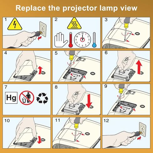 YOSUN Replacement lamp for epson-elplp96-v13h010l96 Powerlite Home Cinema 2100 2150 1060 660 760hd vs250 vs350 vs355 ex9210 ex9220 ex3260 ex5260 ex7260 Replacement Projector lamp Bulb, with Housing in Saudi Arabia