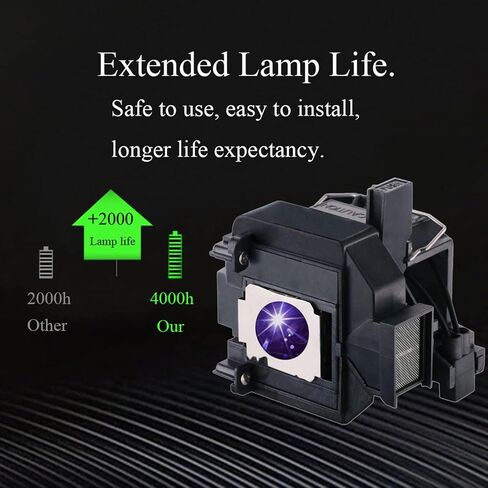 YOSUN V13h010l69 Projector Lamp for Epson-ELPLP69 PowerLite Home Cinema 5020ub 5030ub 5025ub 5020ube 5030ube 5010E 6030ub 6020UB 6010 4030 Replacement Projector Bulb in Saudi Arabia