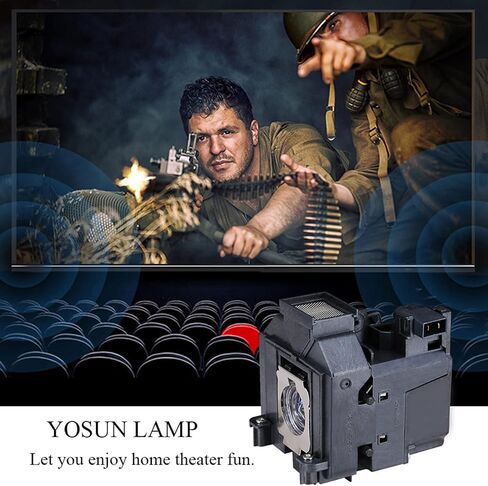 YOSUN V13h010l69 Projector Lamp for Epson-ELPLP69 PowerLite Home Cinema 5020ub 5030ub 5025ub 5020ube 5030ube 5010E 6030ub 6020UB 6010 4030 Replacement Projector Bulb in Saudi Arabia