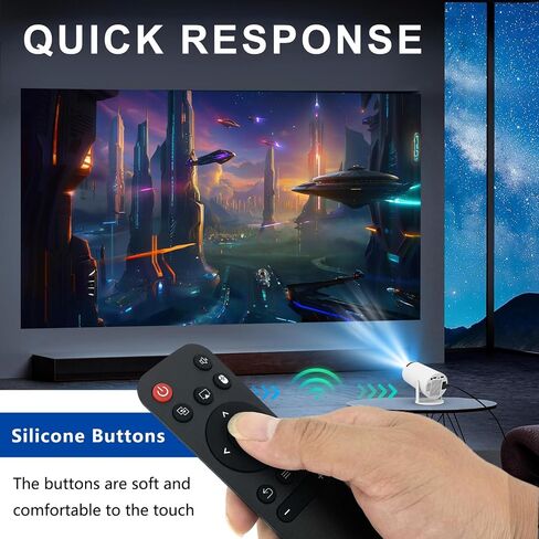 Remote Compatible for HY300 HY300Pro Mini Projector, Compatible with lqdwell, Magcubic HY300Pro, HIPPUS HY300Pro, Aubor HY300Pro, Xgody HY300Pro/Gimbal 3/Gimbal 5, Maypug P1 Mini, Salange in Kuwait