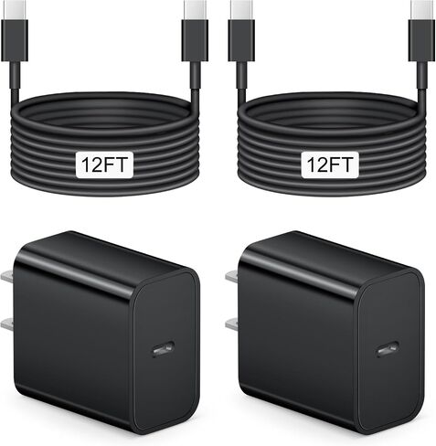 iPhone 17 16 15 Charger Fast Charging 10FT - 20W USB C Charger Block | with 10FT Type C to C Cable Compatible with iPhone 17/17 Pro/17 Pro Max/Air/16/16e/15, iPad Pro, iPad Air (Pink) in Kuwait