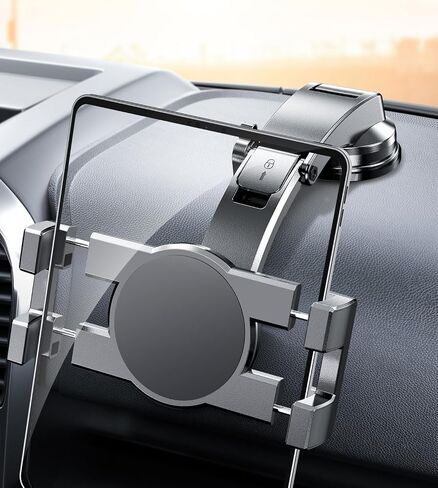 iPad Holder for Car, Dashboard Tablet Holder for Car Truck iPad Stand | 2.9" Suction Cup, 0.9" Depth Clamp, 3.1" Dash Mount Disk, Fit 6"-11" Apple iPad iPhone Galaxy Tab GPS, Truck Car Accessories in Saudi Arabia
