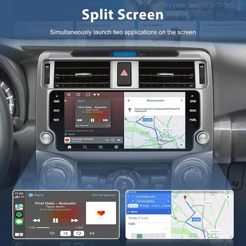 راديو سيارة Junsun لسيارة Toyota 4Runner 2010-2019 8Core 64GB مع CarPlay in Kuwait