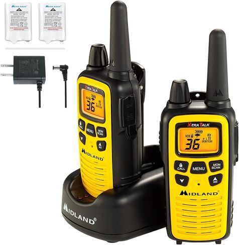 Midland LXT630VP3 FRS License Free Walkie Talkies. Yellow, 2 Pack in Saudi Arabia