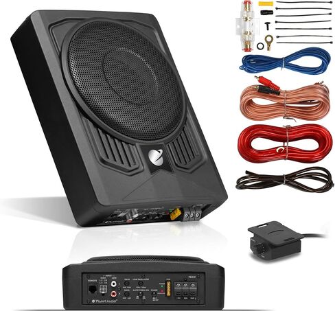 Planet Audio P8AWK 8 Inch Under Seat Powered Car Subwoofer, 800 Watts, in Saudi Arabia