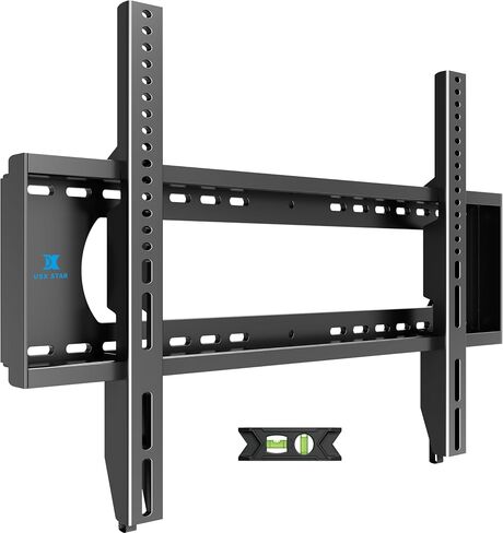 85 86 98 100 inch Heavy Duty TV Wall Mount for 55-120 inch Large TVs up to 220 LBS & 900x600mm Vesa, Ultra Slim Fixed TV Mount, Low-Profile TVS Bracket, 16" 24" 32" Wood Stud, Fit Most 65+ 75+ 120 TVs in Kuwait