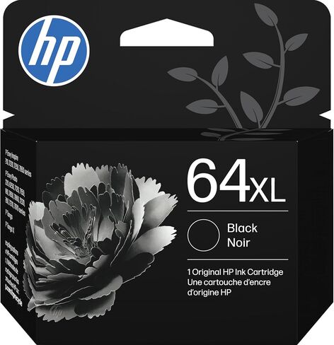 HP 64 Black & Tri-Color Ink Cartridges Printers (Combo Pack) | Works with Printer Series: Inspire 7950e; Envy Photo 6200, 7100, 7800; Tango | Eligible for Instant Ink | X4D92AN in Saudi Arabia