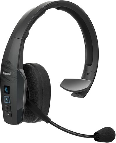 BlueParrott B450-XT Bluetooth Headset | 96% noise canceling headset for truck drivers; padded comfort, 24 hr talk time in Saudi Arabia