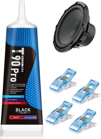 Speaker Glue, Waterproof Shockproof, Flexible, Firm Durable 4.05 Oz | Suitable for Speaker Equipment, Side Dust Cap, Rubber Edge, Cone Basin, Repair Cracking Debonding, Restore Audio Quality in Saudi Arabia