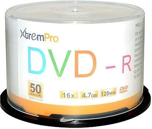 DVD-R 16X 4.7GB 120Min DVD Blank Discs in Spindle (50) in Kuwait