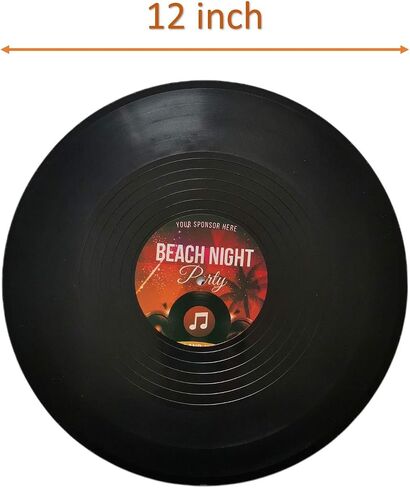 MINI ZOZI 12 inch Fake Vinyl Records Fake 10 Pieces in 1 Pack Decorative | Indie Aesthetic Room Decor or Home Decor on Wall for Bedroom or Living Room Discos Music Studio Hip Hop Decorative Purpose in Saudi Arabia