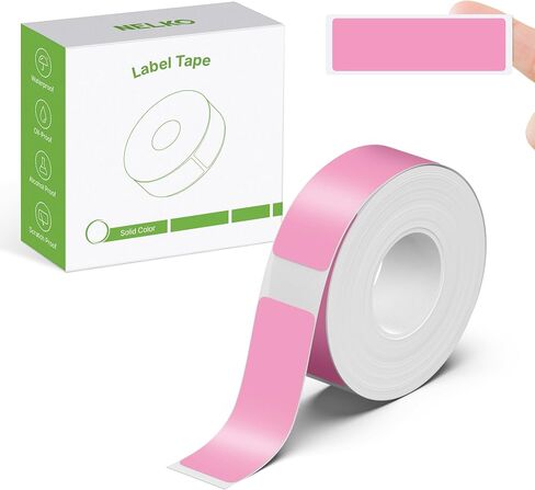 Nelko Genuine P21 Label Maker Tape, 14x40mm(0.55"x1.57"), White in Saudi Arabia