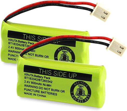 BT183342 BT283342 BT166342 BT266342 BT162342 BT262342 Battery Compatible with VTech CS6114 CS6419 CS6719 AT&T EL52300 CL80112 VTech CS6719-2 Cordless Handsets (Pack of 4) in Saudi Arabia