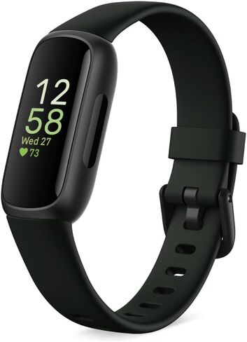Google Fitbit Inspire 3 - Midnight Zen/Black - Small and Large Bands | Stress management, sleep tracking, 24/7 heart rate, 3-month Google Health Premium membership included, small and large bands in Kuwait
