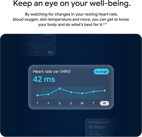 Google Fitbit Inspire 3 - Midnight Zen/Black - Small and Large Bands | Stress management, sleep tracking, 24/7 heart rate, 3-month Google Health Premium membership included, small and large bands in Kuwait
