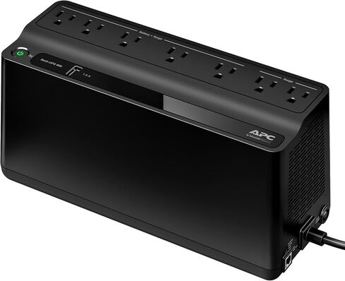 APC UPS 650VA/390W Battery Backup & Surge Protector for PC, NAS | BE650G1 | UPS battery backup for Office Electronics. Surge protection (+RJ45 e-net), 29-min runtime, ENERGY STAR cert. 3-yr warranty in Saudi Arabia