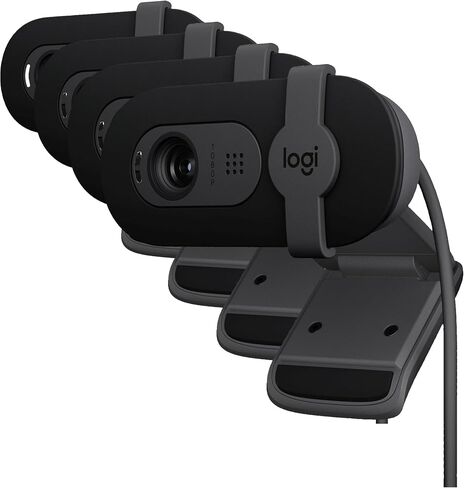 Logitech C270 720p Webcam Plug-and-Play Wide Screen Video Calling - Black | Auto-Light Correct, Noise-Reducing Mic, Zoom, Microsoft, Teams, Skype, Nintendo Switch 2 New GameChat Mode, PC Mac compatible in Kuwait