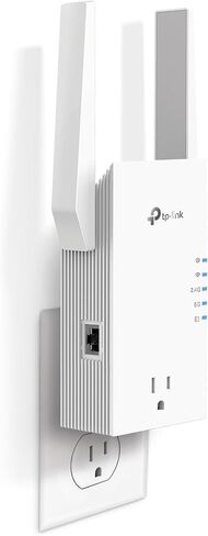 TP-Link AX3000 WiFi 6 Range Extender | PCMag Editor's Choice | Dual-Band Wireless Repeater w/Ethernet Port | Up to 2400 Sq. Ft., 64 Devices | Internet Signal Booster | APP Setup | EasyMesh (RE715X) in Kuwait