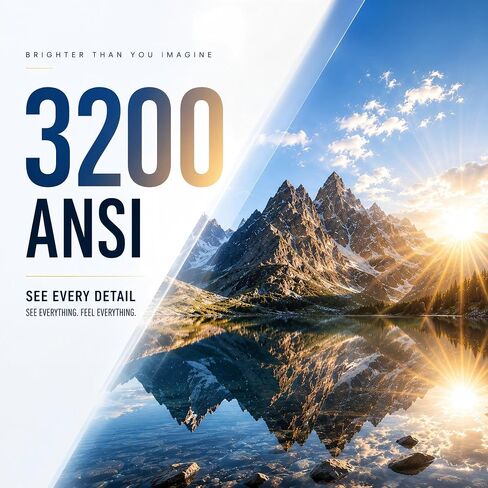 [Now with Netflix & 3200ANSI] 4K Smart Projector with WiFi and Bluetooth,Auto Focus & Keystone Portable Mini Projector with Stand,Outdoor Home Theater Small Proyector for bedroom White in Saudi Arabia