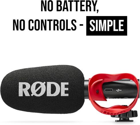 RØDE VideoMic GO II Helix | Ultra-Compact On-Camera Shotgun Microphone with Both 3.5mm and USB Outputs for Filmmaking, Content Creation, Podcasting and Video Calls (3rd Gen) in Saudi Arabia