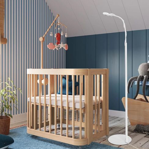 Didalo Floor Stand for Nanit Pro Baby Monitor, Gooseneck Swivel Holder Mount with Adjustable Height and Stable Base,Without Tools or Wall Damage(Camera not Included) in Saudi Arabia