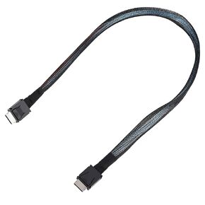 MCIO SFF-TA-1016 8i (74-Pin) Cable – PCIe Gen5 x8 (32GT/s per Lane) – 85Ω Shielded Twinax for Server & Storage in Saudi Arabia