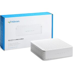 Hitron CODA56 DOCSIS 3.1 Cable Modem ONLY (NOT Fiber) | 2.5 Gbps | NO WiFi/Voice/Router | Single Ethernet Port | Xfinity/Spectrum/Cox Compatible | Requires Separate WiFi Router in Saudi Arabia